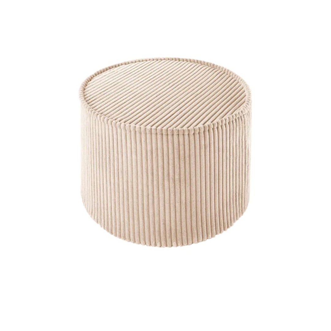 Plush Pouf - Sand