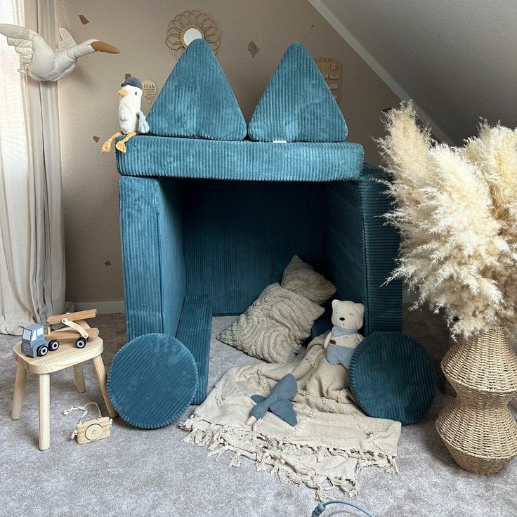 Kids Modular Couch - Teal