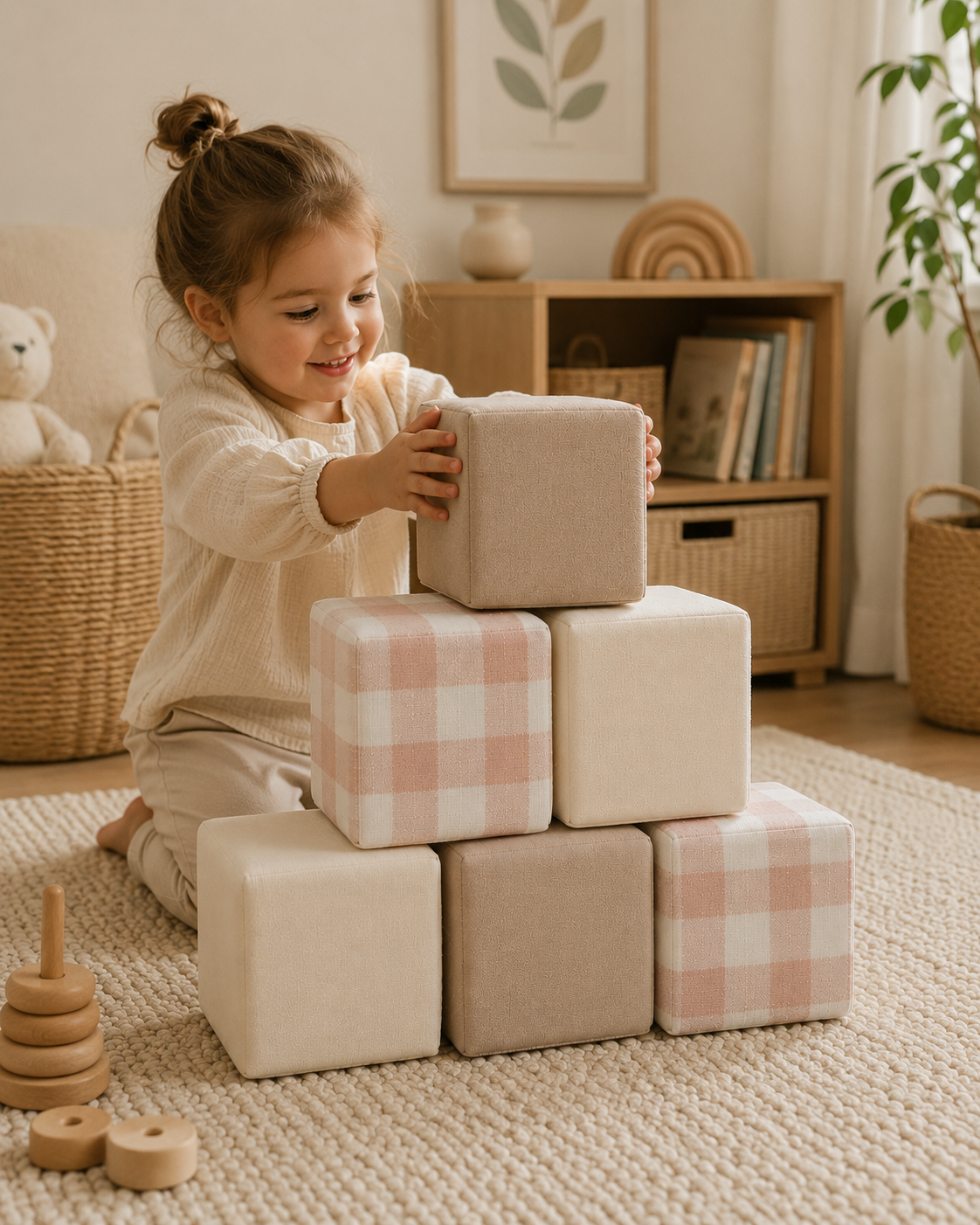 Soft Play Cubes - Pretty In Pink