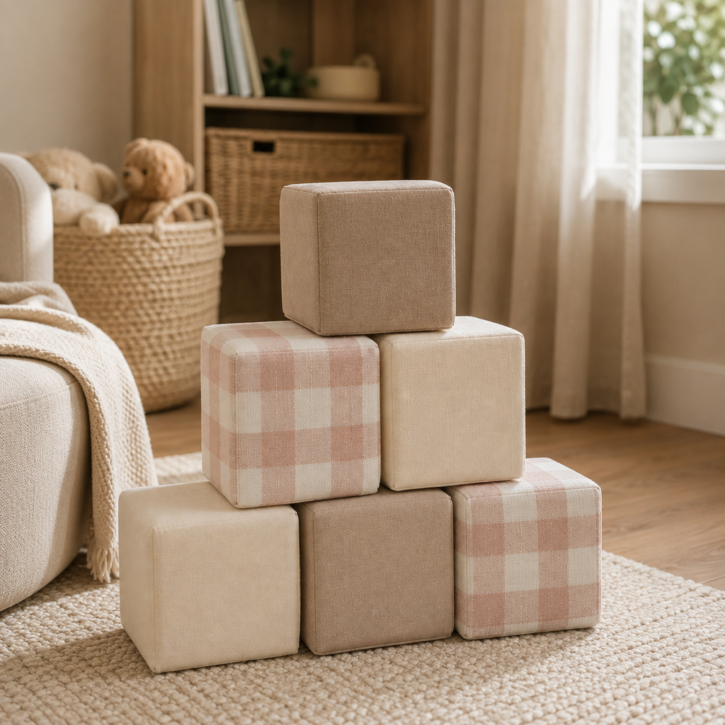 Soft Play Cubes - Pretty In Pink