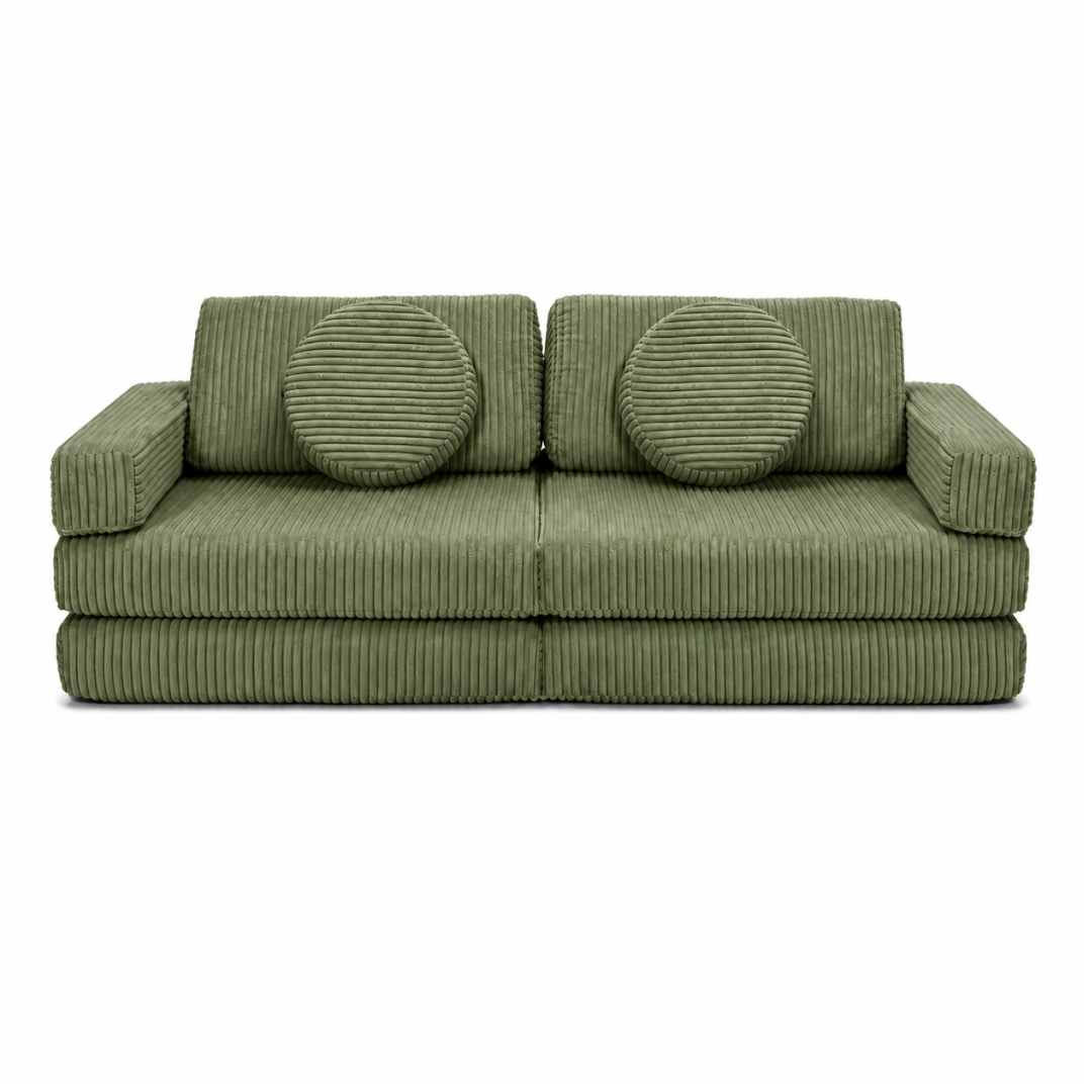 Kids Modular Couch - Dark Sage