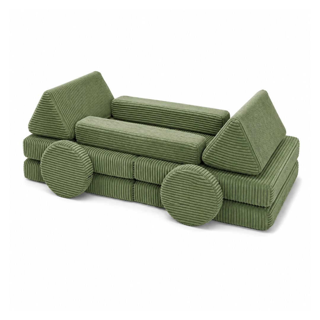Kids Modular Couch - Dark Sage