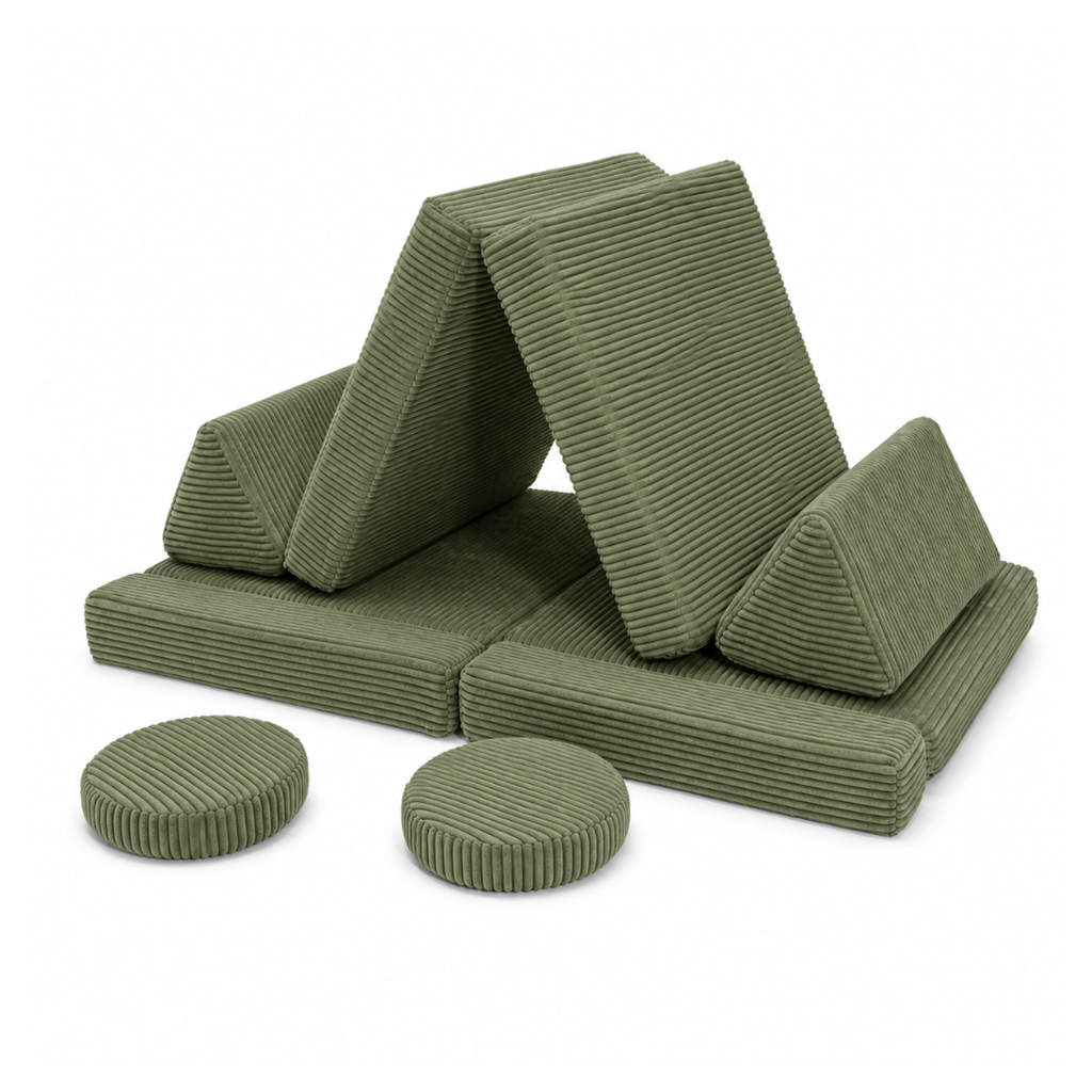 Kids Modular Couch - Dark Sage