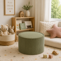 Plush Pouf - Dark Sage