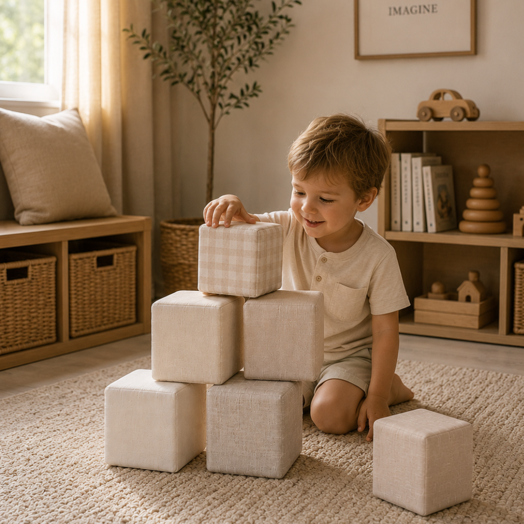 Soft Play Cubes - Scandinavian (Set of 6)