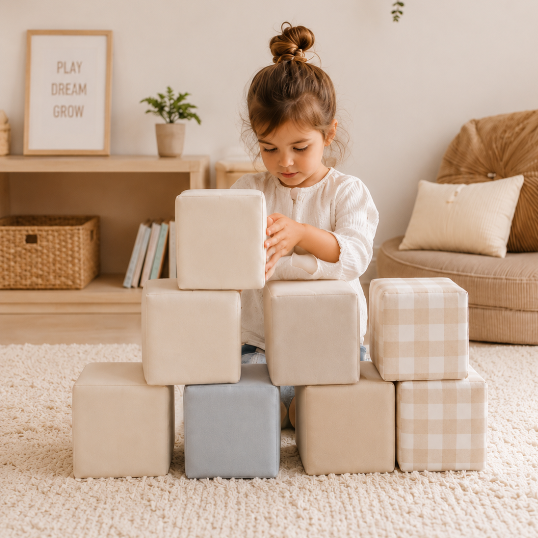 Soft Play Cubes - Pastels (Set of 6)