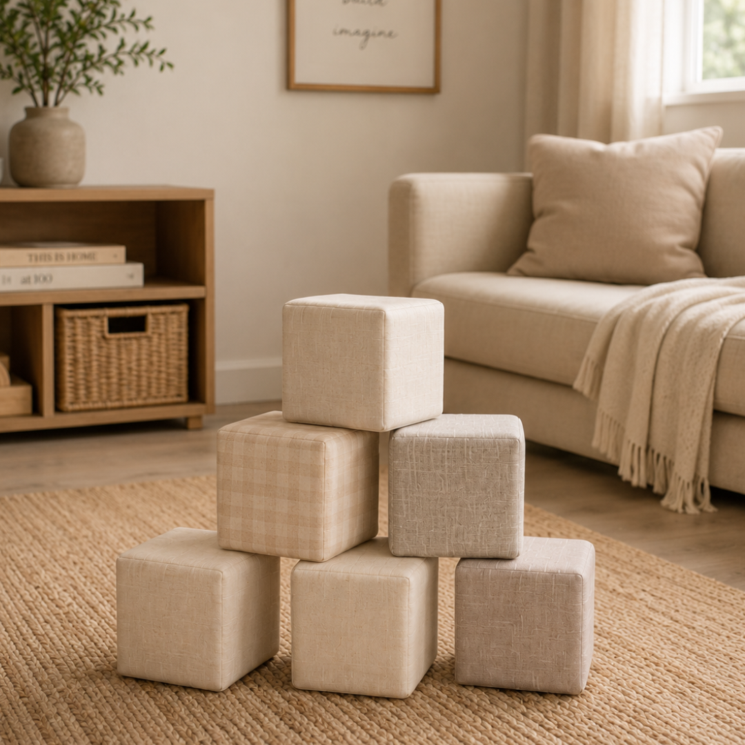 Soft Play Cubes - Scandinavian (Set of 6)